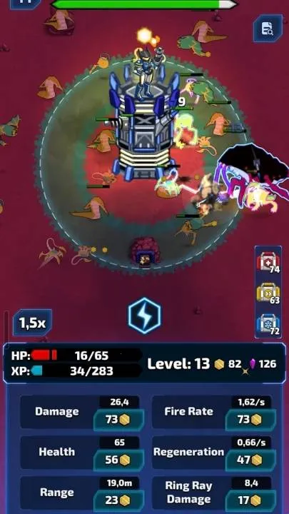 太空防线放置塔防战(太空塔防战)截图3