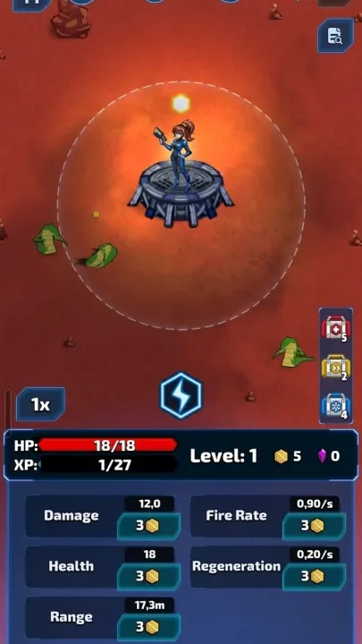 太空防线放置塔防战(太空塔防战)截图2