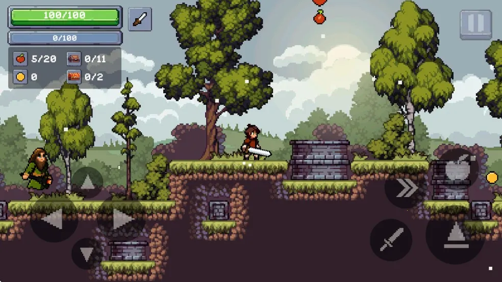 苹果骑士2中文版(像素闯关游) 苹果骑士2中文版(像素闯关游)