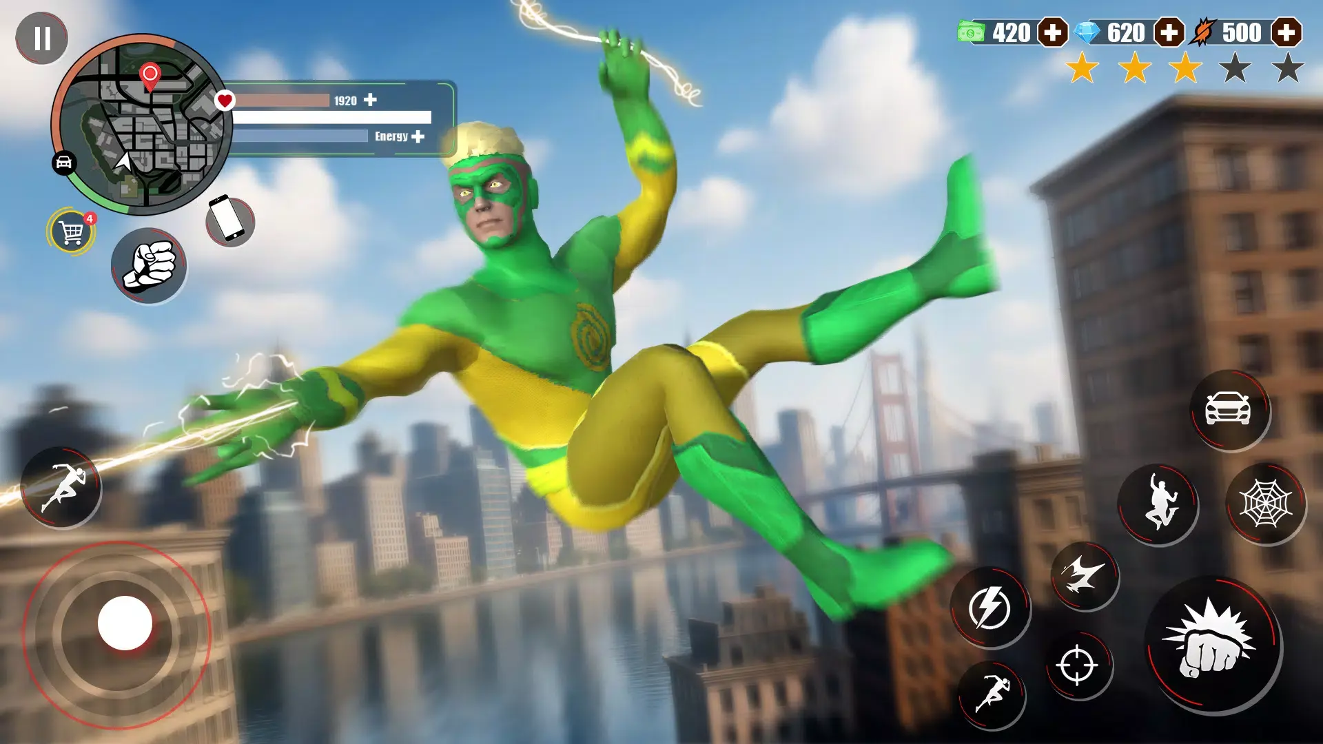 超级绳索英雄罪恶之城安卓版手机版 超级绳索英雄罪恶之城安卓版手机版