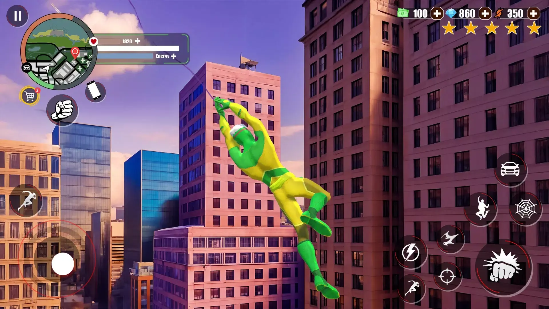 超级绳索英雄罪恶之城安卓版手机版 超级绳索英雄罪恶之城安卓版手机版