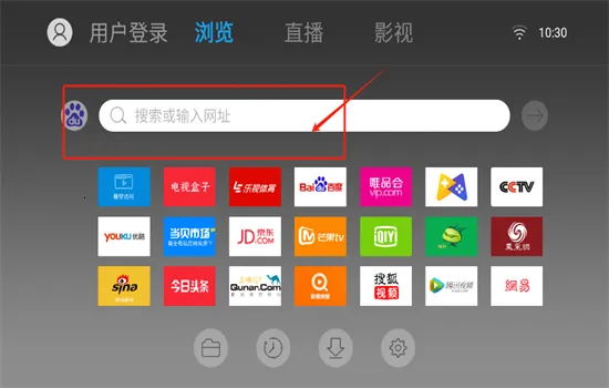 白夜浏览器(电视浏览器软件) 白夜浏览器(电视浏览器软件)