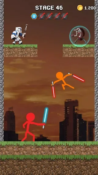 火柴人英雄光剑战争安卓版手机版截图1