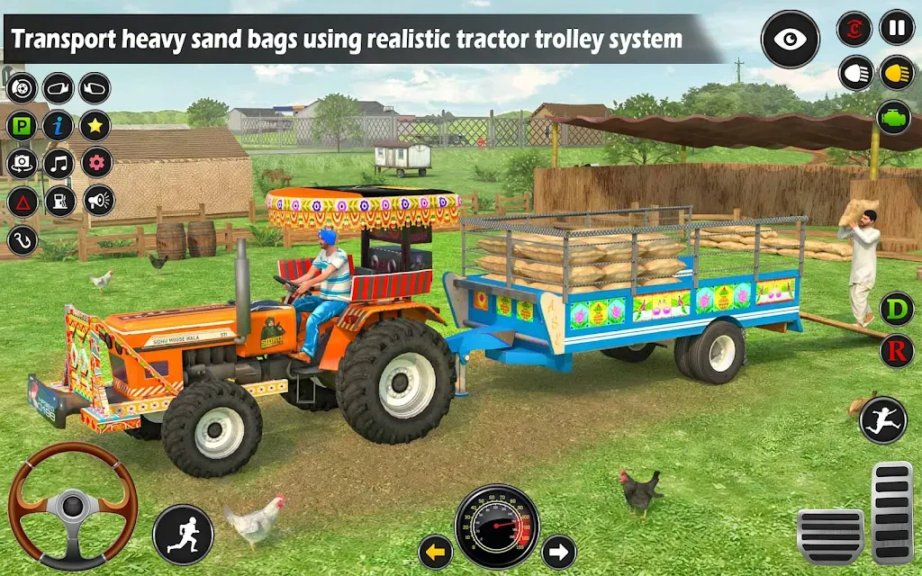 3D农用拖拉机耕作(农业模拟游戏)截图3