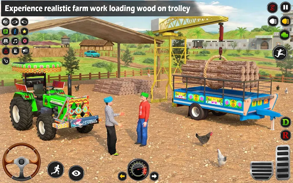 3D农用拖拉机耕作(农业模拟游戏)截图2