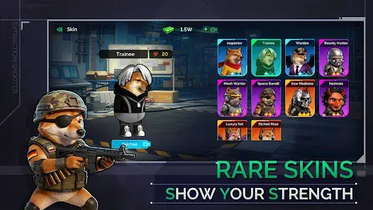 像素射击：狗狗逃生免广告(狗狗逃生射击游戏)截图1