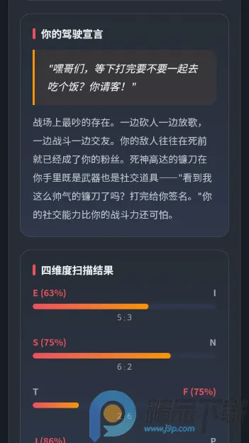 机动战士高达驾驶员抽象人格测试